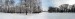Želiezovský park v zime